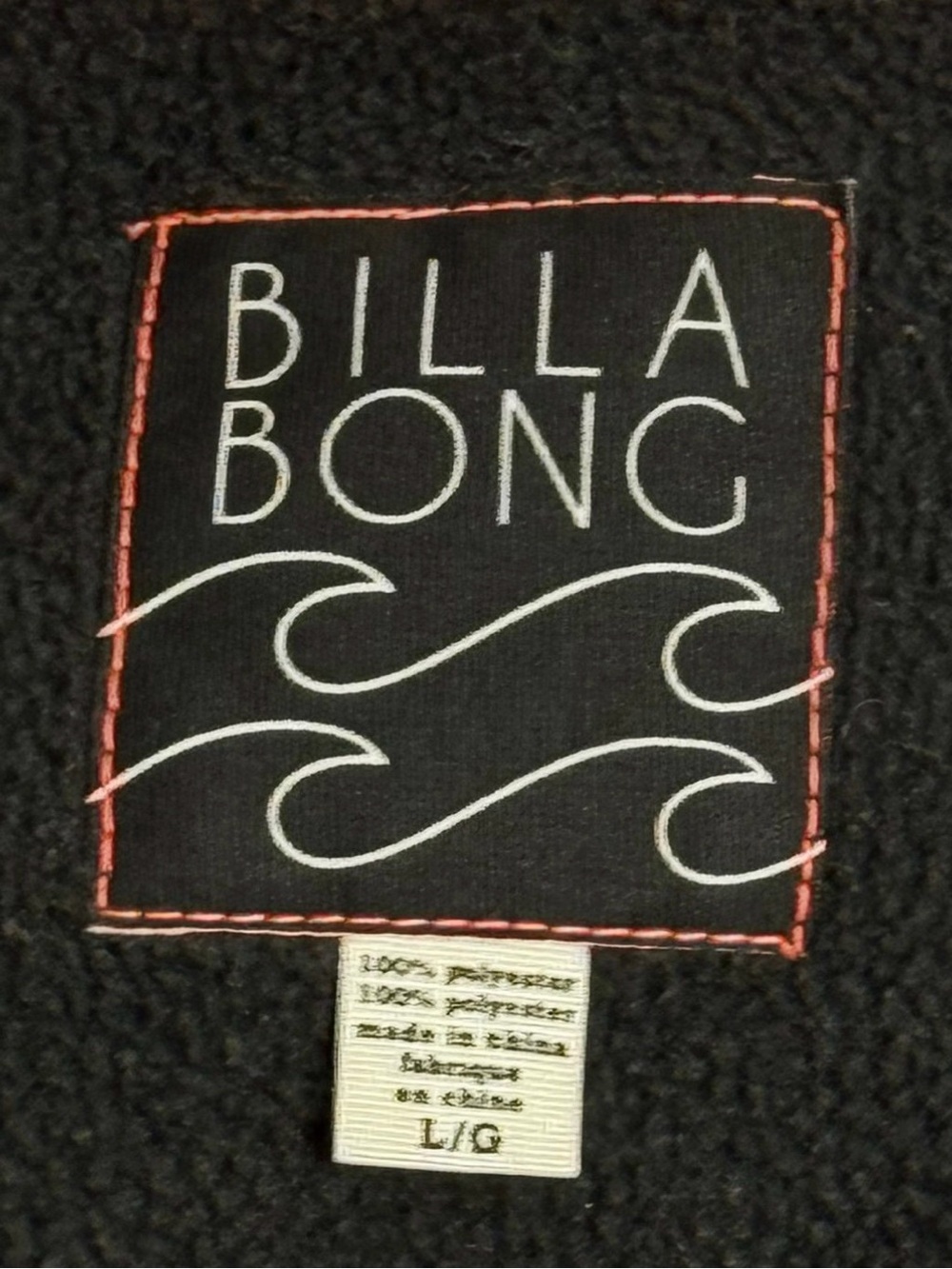 Billabong Women’s Full Zip Hoodie Jacket Black Geo Print Size Large - Picture 11 of 11